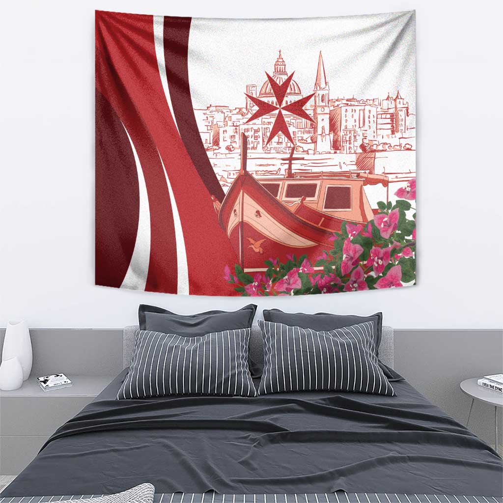 Inhobbok Malta Tapestry Valetta Scenery