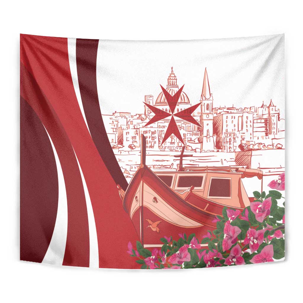 Inhobbok Malta Tapestry Valetta Scenery