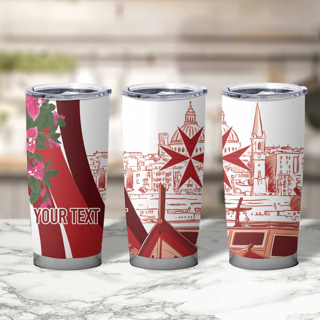 Inhobbok Malta Personalized Tumbler Cup Valetta Scenery