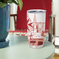 Inhobbok Malta Personalized Tumbler Cup Valetta Scenery