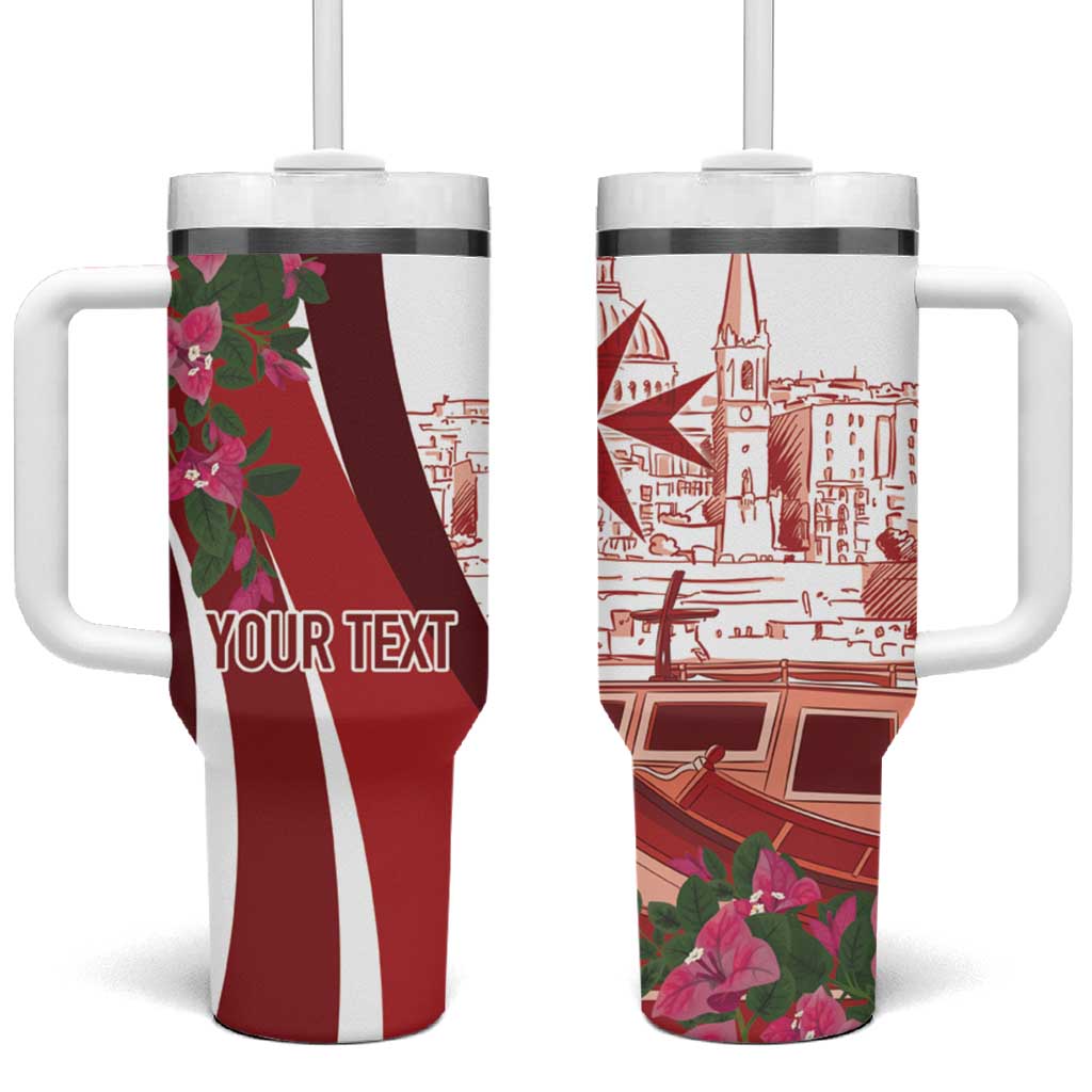 Inhobbok Malta Personalized Tumbler With Handle Valetta Scenery