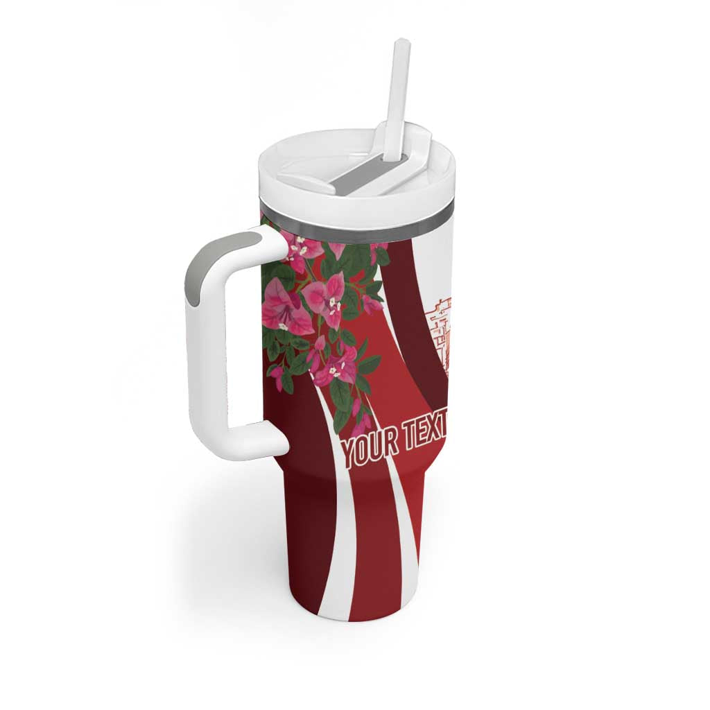 Inhobbok Malta Personalized Tumbler With Handle Valetta Scenery