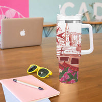 Inhobbok Malta Personalized Tumbler With Handle Valetta Scenery
