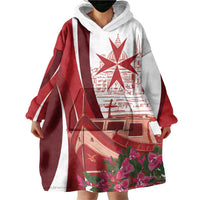 Inhobbok Malta Personalized Wearable Blanket Hoodie Valetta Scenery