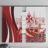 Inhobbok Malta Window Curtain Valetta Scenery
