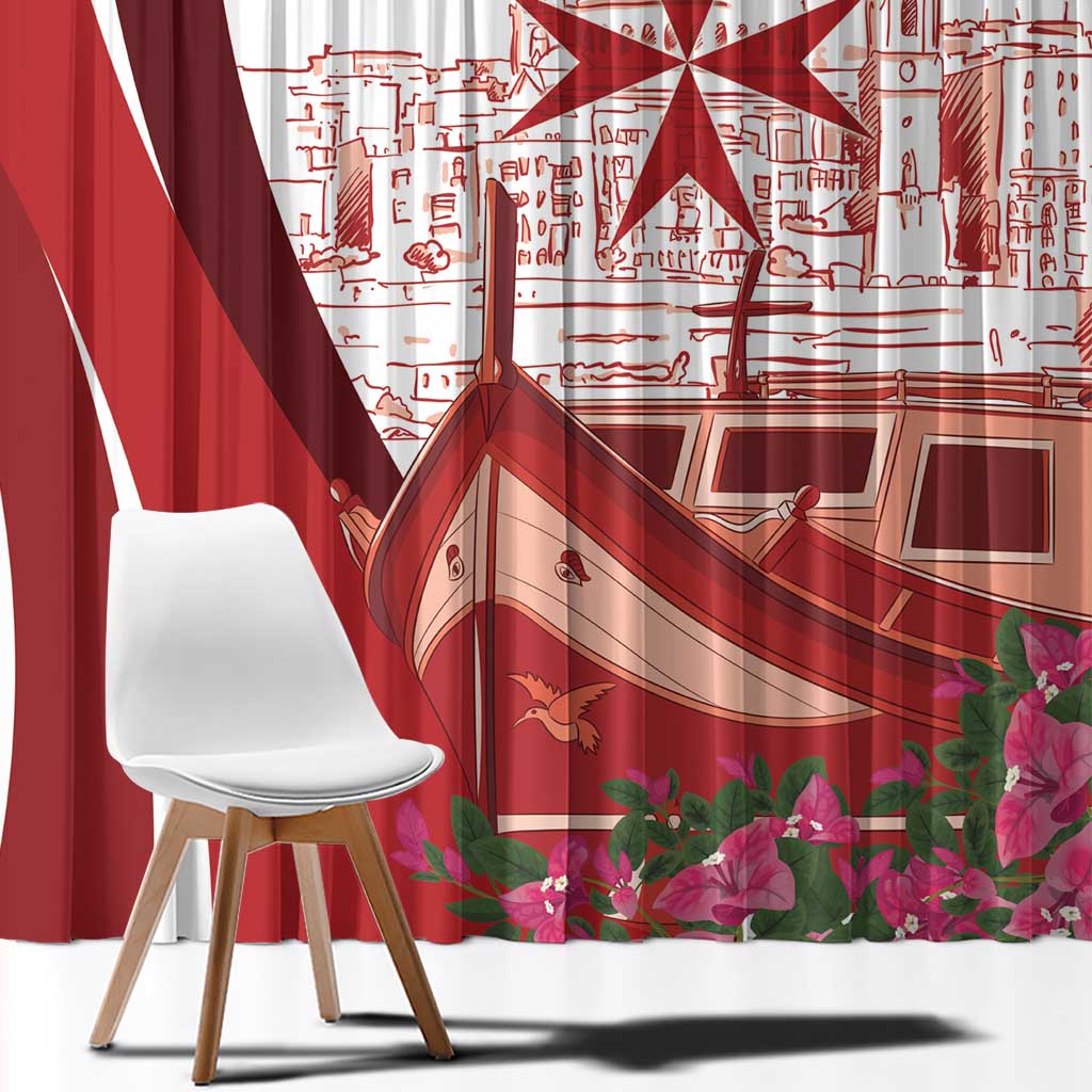 Inhobbok Malta Window Curtain Valetta Scenery