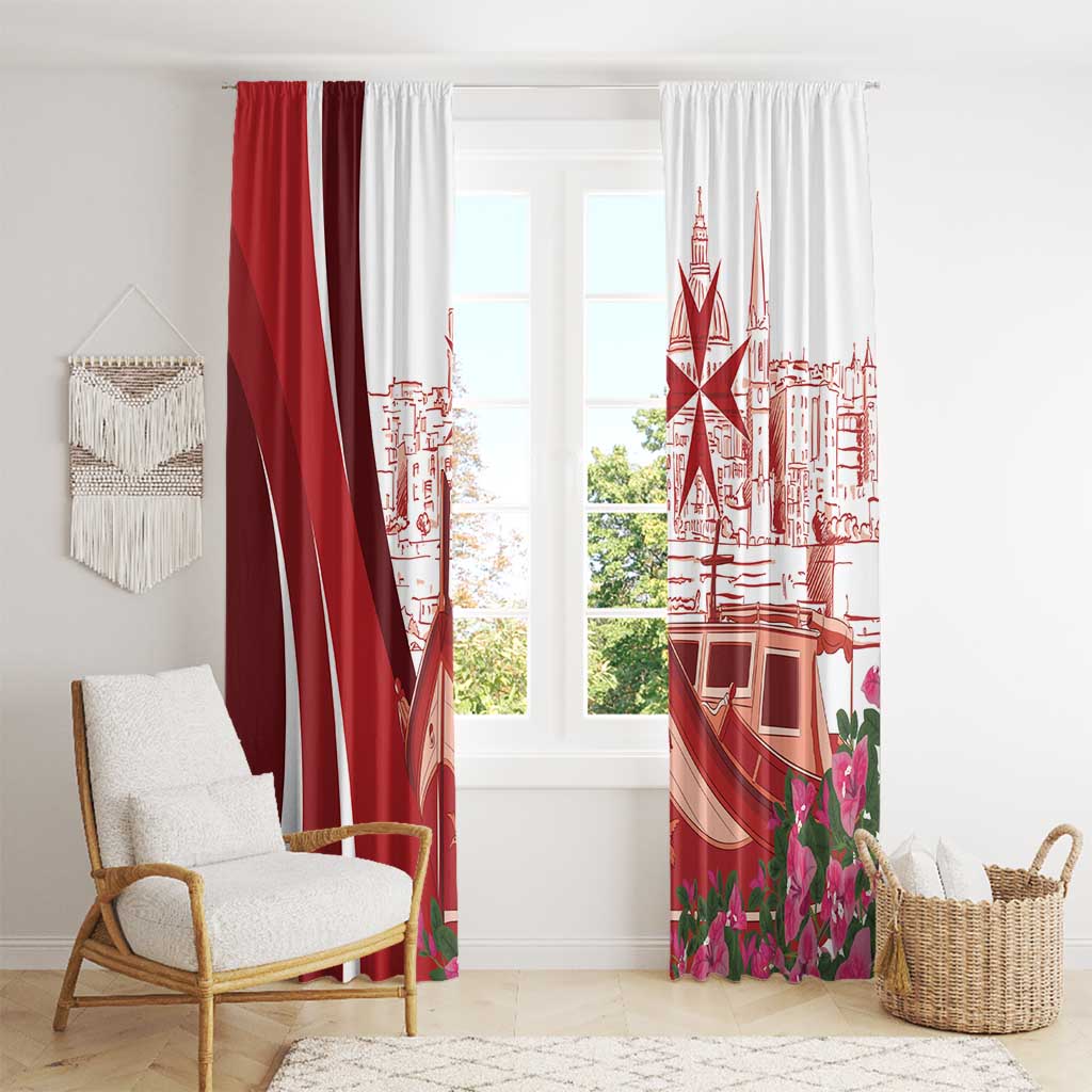 Inhobbok Malta Window Curtain Valetta Scenery