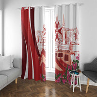 Inhobbok Malta Window Curtain Valetta Scenery