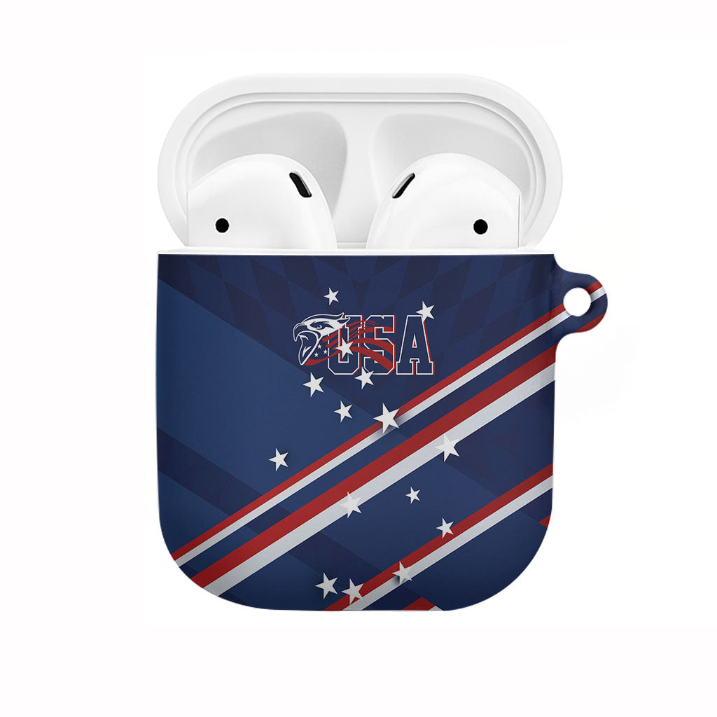 USA Rugby Stars Motif AirPods Case GO Eagles