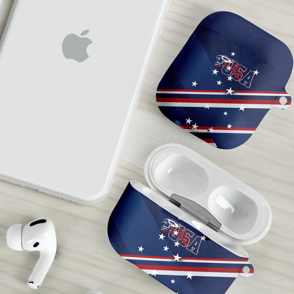 USA Rugby Stars Motif AirPods Case GO Eagles