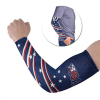 USA Custom Rugby Stars Motif Arm Sleeves GO Eagles