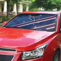 USA Rugby Stars Motif Auto Sun Shade GO Eagles