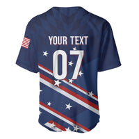 USA Custom Rugby Stars Motif Baseball Jersey GO Eagles