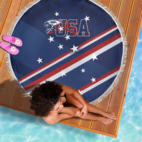 USA Rugby Stars Motif Beach Blanket GO Eagles