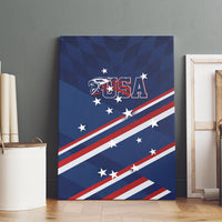 USA Rugby Stars Motif Canvas Wall Art GO Eagles