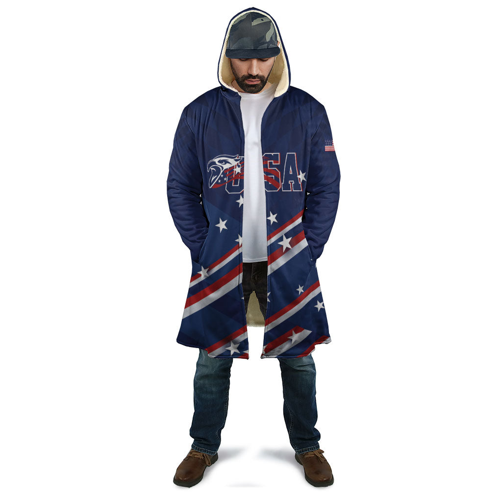 USA Custom Rugby Stars Motif Cloak GO Eagles
