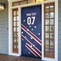 USA Custom Rugby Stars Motif Door Cover GO Eagles