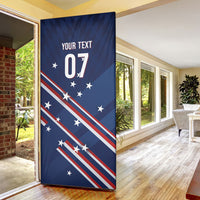 USA Custom Rugby Stars Motif Door Cover GO Eagles