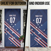 USA Custom Rugby Stars Motif Door Cover GO Eagles