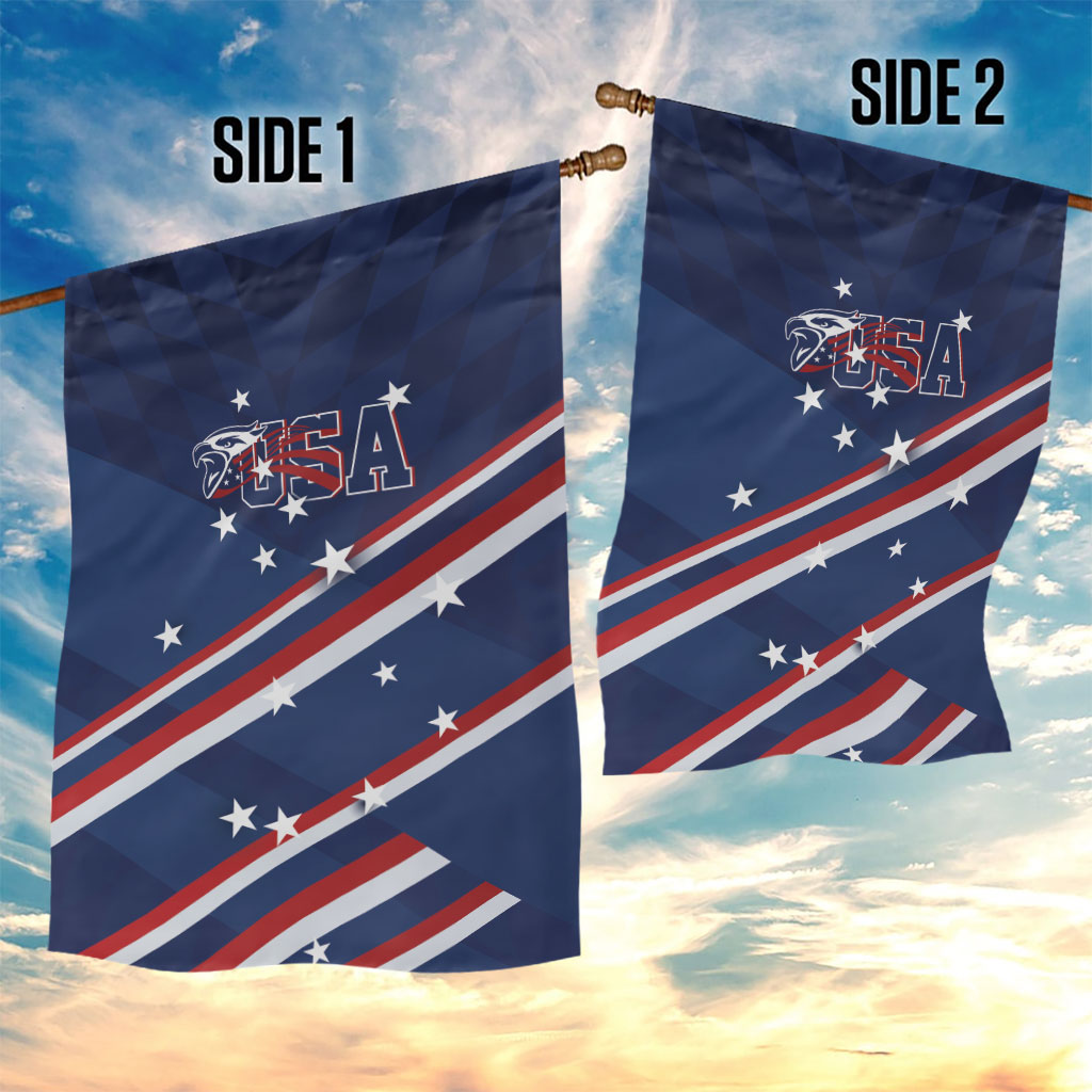 USA Rugby Stars Motif Garden Flag GO Eagles