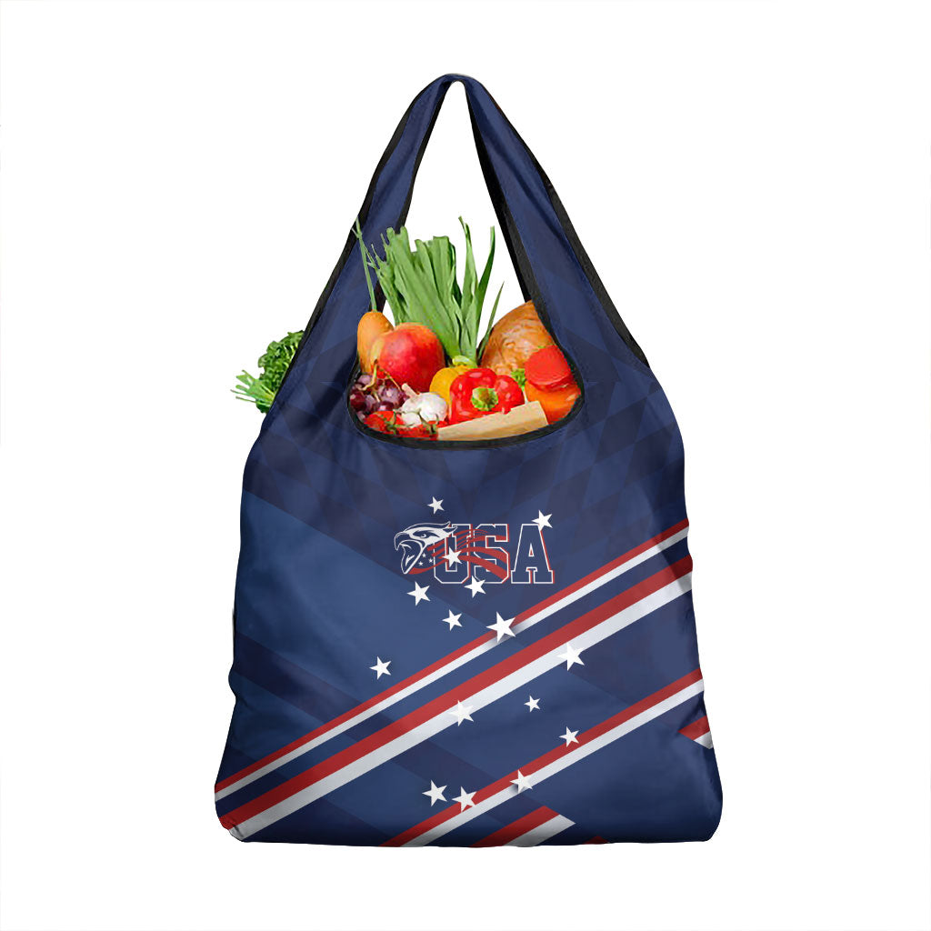 USA Rugby Stars Motif Grocery Bag GO Eagles