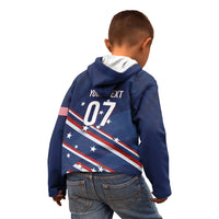 USA Custom Rugby Stars Motif Kid Hoodie GO Eagles