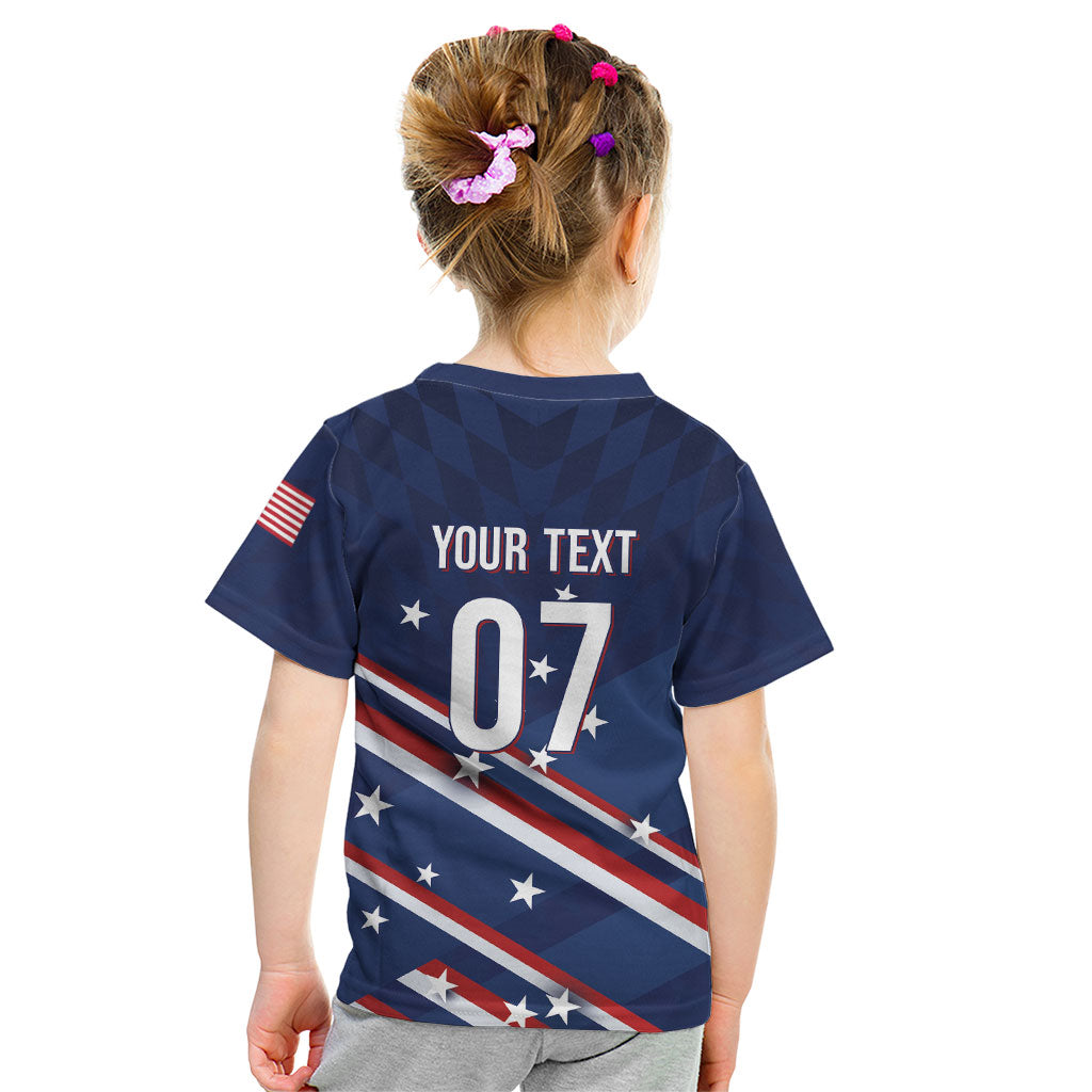 USA Custom Rugby Stars Motif Kid T Shirt GO Eagles