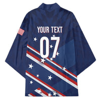 USA Custom Rugby Stars Motif Kimono GO Eagles