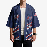 USA Custom Rugby Stars Motif Kimono GO Eagles