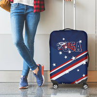 USA Rugby Stars Motif Luggage Cover GO Eagles