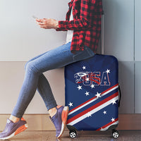 USA Rugby Stars Motif Luggage Cover GO Eagles