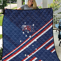 USA Rugby Stars Motif Quilt GO Eagles