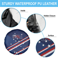 USA Rugby Stars Motif Spare Tire Cover GO Eagles