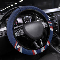 USA Rugby Stars Motif Steering Wheel Cover GO Eagles