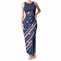 USA Custom Rugby Stars Motif Tank Maxi Dress GO Eagles