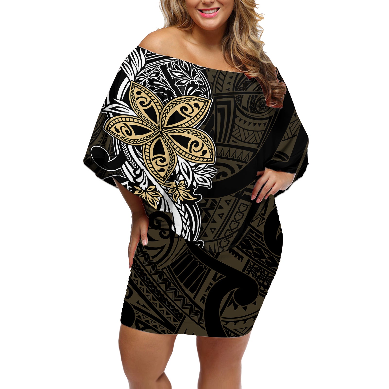 polynesian-pride-off-shoulder-short-dress-tiare-with-plumeria-mix-style