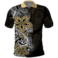Polynesian Pride Polo Shirt Tiare With Plumeria Mix Style - Wonder Print Shop