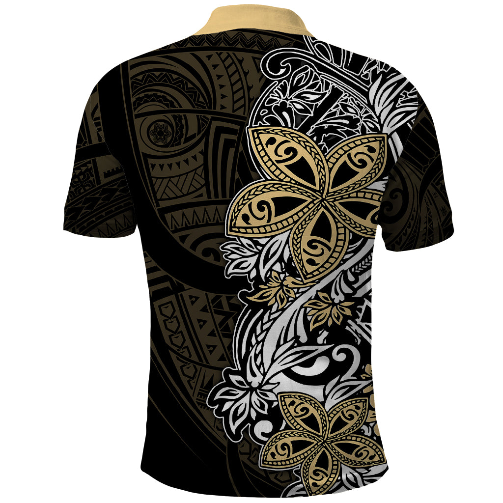 Polynesian Pride Polo Shirt Tiare With Plumeria Mix Style - Wonder Print Shop