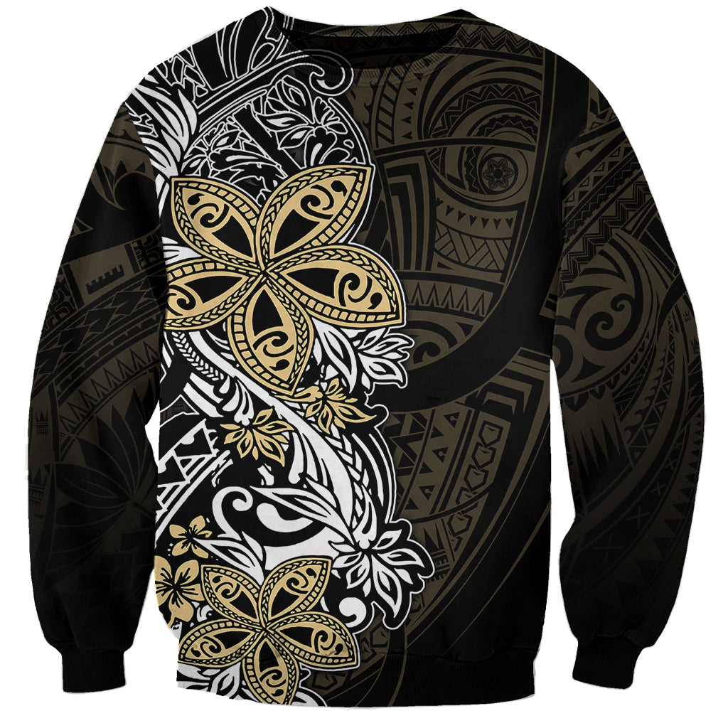 Polynesian Pride Sweatshirt Tiare With Plumeria Mix Style - Wonder Print Shop