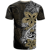 Polynesian Pride T Shirt Tiare With Plumeria Mix Style - Wonder Print Shop