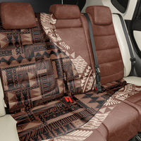 Bula Fiji Back Car Seat Cover Tribal Masi Tapa - Brown LT7 - Wonder Print Shop
