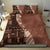 Bula Fiji Bedding Set Tribal Masi Tapa - Brown LT7 - Wonder Print Shop
