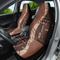 Bula Fiji Car Seat Cover Tribal Masi Tapa - Brown LT7 - Wonder Print Shop