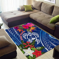 Guam Christmas Area Rug Turtle Mix Tapa Felis Pasgua LT7 - Wonder Print Shop