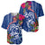 Guam Christmas Baseball Jersey Turtle Mix Tapa Felis Pasgua LT7 - Wonder Print Shop