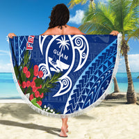 Guam Christmas Beach Blanket Turtle Mix Tapa Felis Pasgua LT7 - Wonder Print Shop