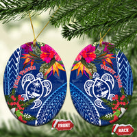 Guam Christmas Ceramic Ornament Turtle Mix Tapa Felis Pasgua LT7 - Wonder Print Shop