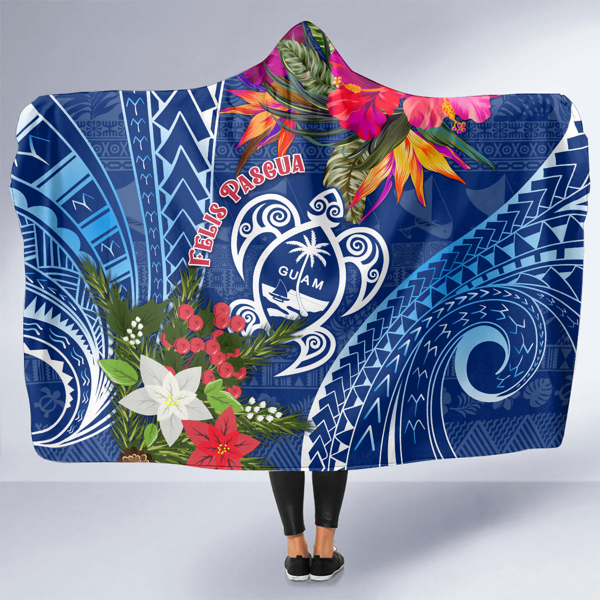 guam-christmas-hooded-blanket-turtle-mix-tapa-felis-pasgua