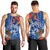 Guam Christmas Men Tank Top Turtle Mix Tapa Felis Pasgua - Wonder Print Shop