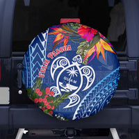 Guam Christmas Spare Tire Cover Turtle Mix Tapa Felis Pasgua - Wonder Print Shop